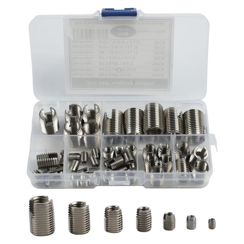50PCS Self Tapping erts for M3 M5 M6 M8 M10 For M12 High Strength Stainless Steel for Effective Thread Reinforcement