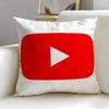 Stylish Yyoutubeing Cushion Cover Soft  EasyWash Pillow Case  Versatile for Couch Bed Travel and Office