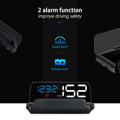 T900 Car HUD Car Head Up Display GPS Speed Projector Overspeed RPM Voltage Security Alarm Driving Computer for All Cars