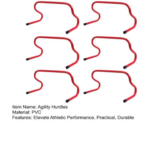 Agility Treningshekker Bærbart Hurtighetstreningsutstyr for Fotball Fotball Friidrettsdriller Idrettsutøvere Hurtighet Agilitetstrening