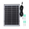 Solar Panel 8W High-Efficiency Output IP65 Waterproof Security Camera Power Supply Single Crystal Silicon Solar Panel