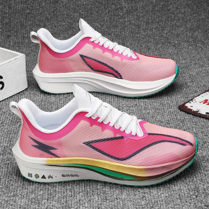 Summer Breathable Ultra-Light Cushioning Student Sports Shoes Racing Training Professional Running Shoes for Men