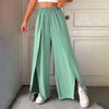 Ladies' Loose Casual Elegant And Comfortable High Waisted Pleated Wide Leg Pants