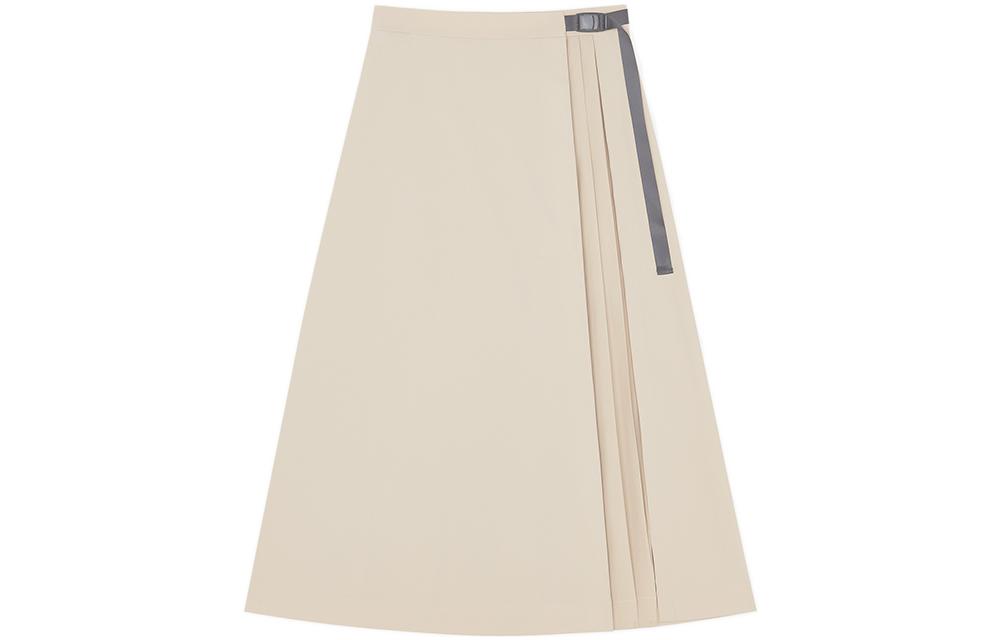 New Balance New Balance Japan Casual Long Skirts Women s Brown Yellow Moderate Long A Line Skirt JWKL2229-MDY M