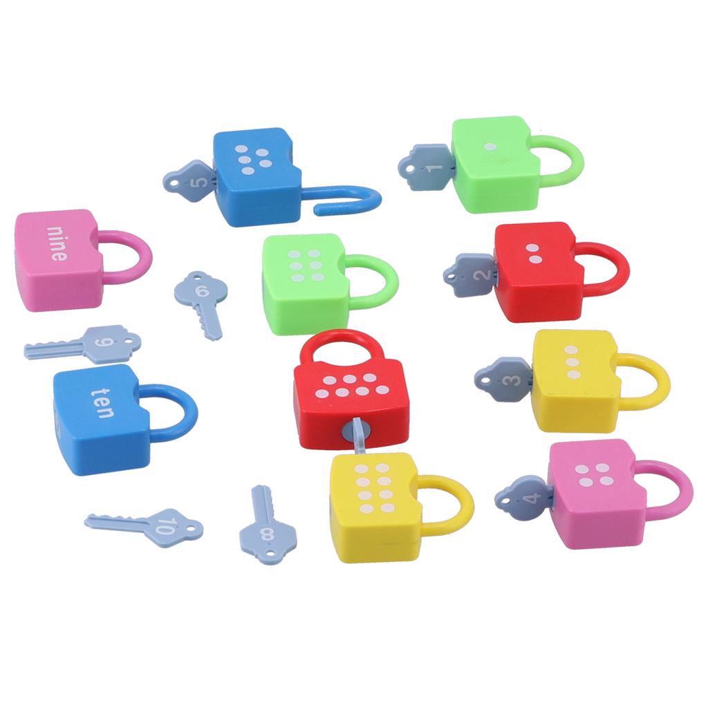 Learning Locks Alphabet Toys Educational Learning Locks Counting Toys Set for KidsNumber