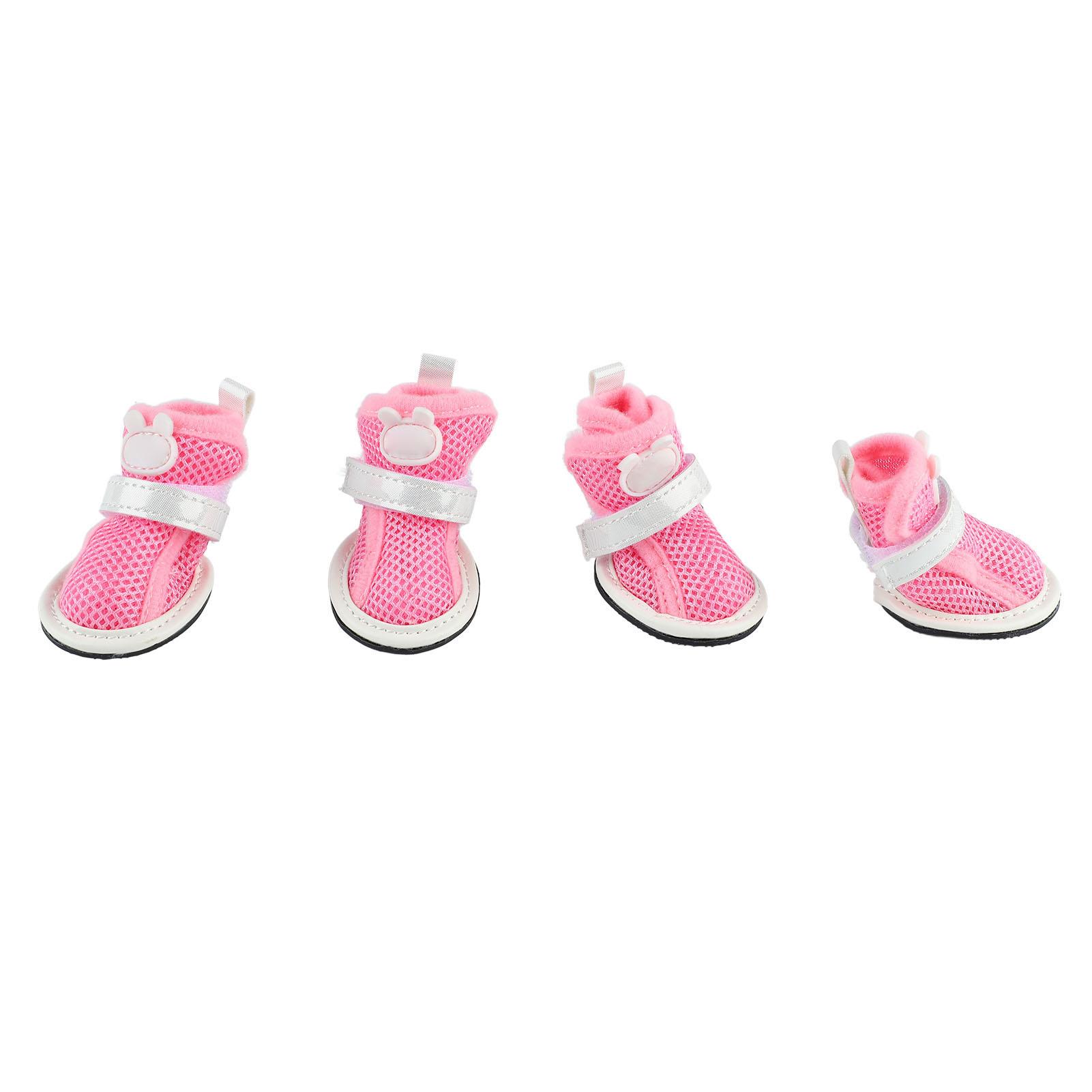

Dog Mesh Shoes Prevent Slip Breathable Lightweight Fashionable Puppy Boots for Bichon Teddy