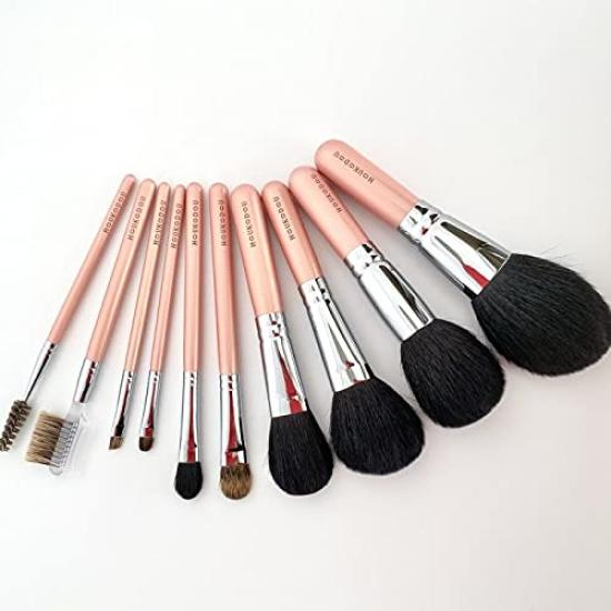 Lidschatten Flacher Make-up Pinsel HOUKODOU, (Moe-Serie), Bürste, P-S4