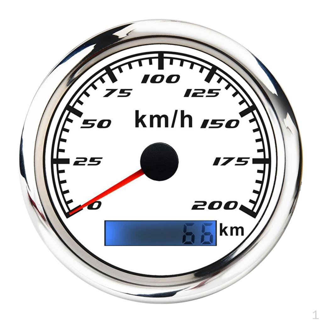 

316 Stainless Bezel, LED Backlight for All Vehicles Cars Bicycles белый