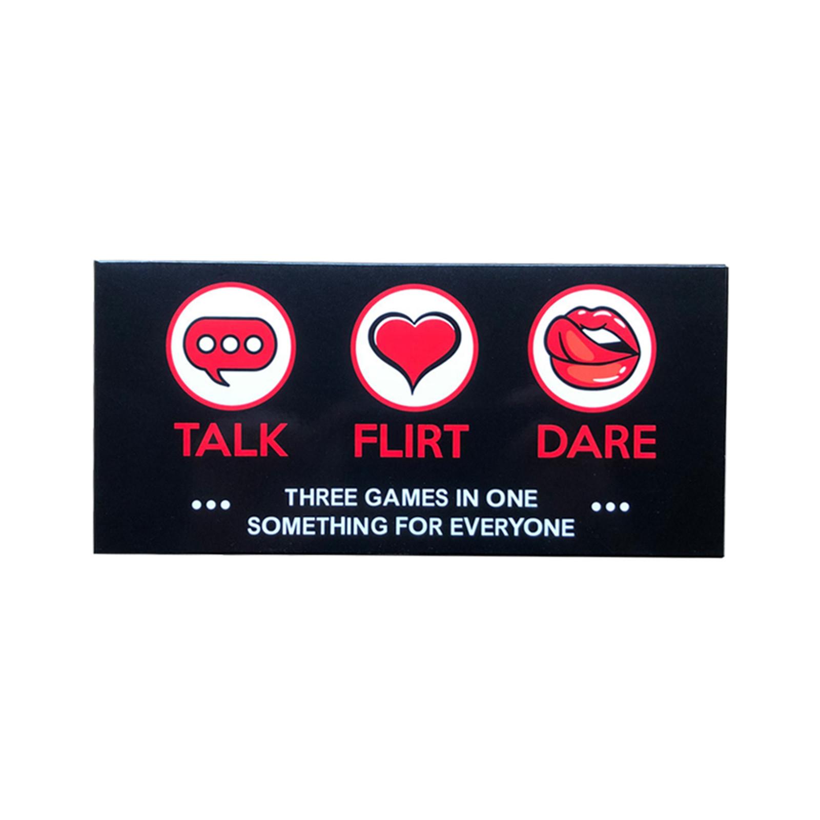 

Игра для пар. Идеи для вечеринки. Девушка, парень, молодожены, жена или муж.. 3 игры в 1: Говори, дерзай. Возродить и углубить отношения One Size чёрный