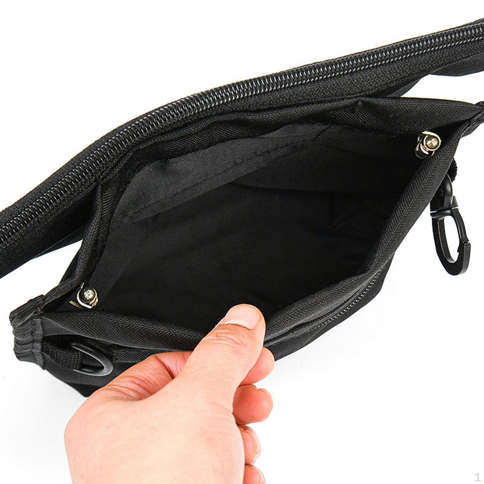 

Dog Treat Pouch Food Bag Multi Pocket for Training Pet Puppy Black чорний
