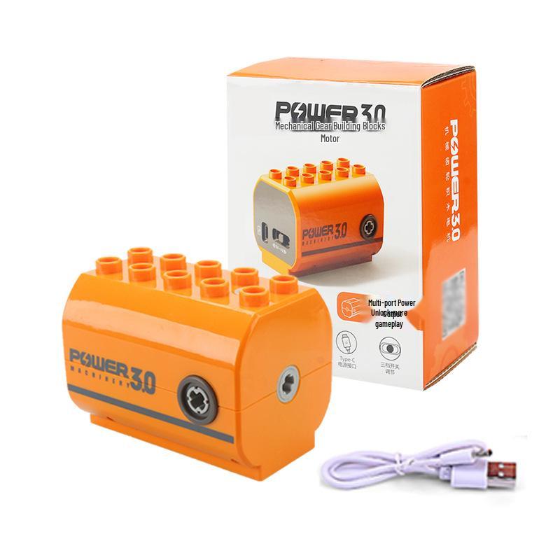 Feile Large Particle Gear Linkage Motor Remote Control Building Blocks for STEM Education Feile Motor 3.0