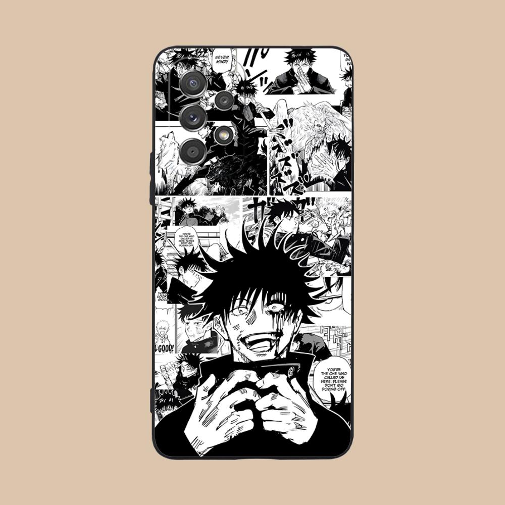 Jujutsu Kaisen Megumi Mobile Phone Case for Samsung Galaxy A56 55 54 53 52 51 36 35 34 23 16 15 5G Colour Cover Cover Cellphones