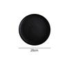 Simple Ins Wind Tableware Black Frosted Ceramic Plate Round Square Western Plate Steak Plate  Household Dinner Plates