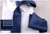 [NASEBEMU] Formal Tie with Pocket Square, Box Included, Men's, 7cm Wide, Gift for Birthdays, Weddings, Job Hunting, Graduations, Entrance Ceremonies,