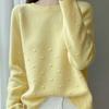 Sweater for Women Winter Cotton Thickened Pullover Warm Knitted Stretchy Long Sleeve Oversize Jumper Sweater Tops