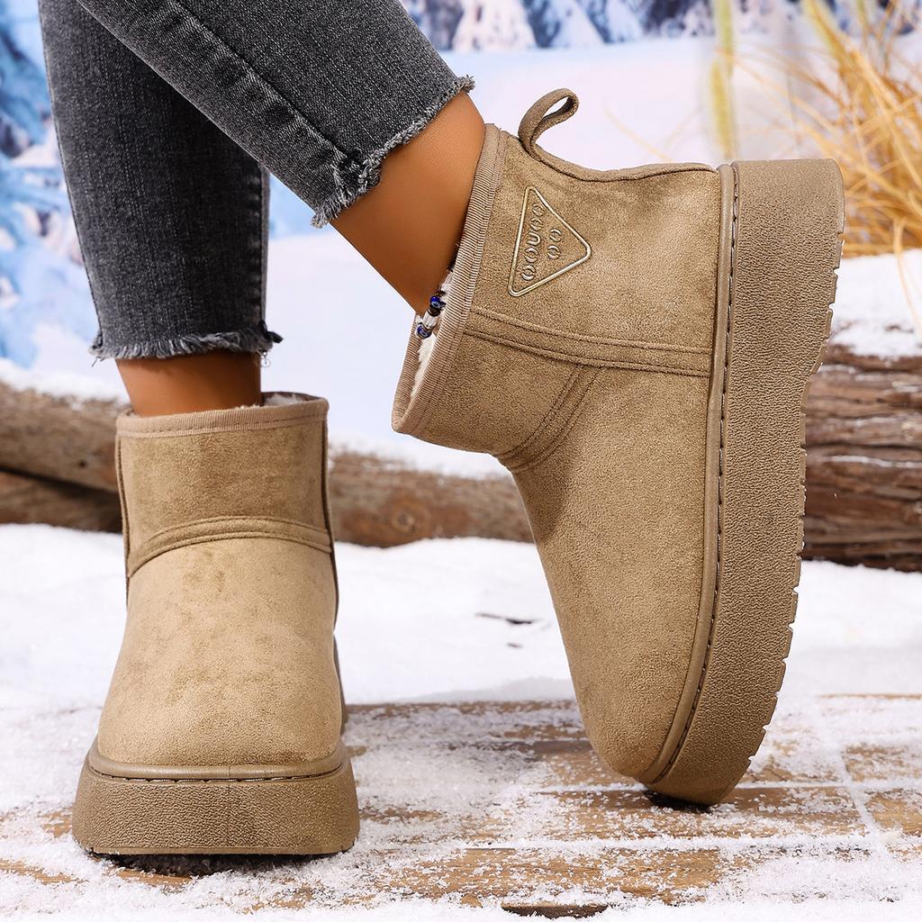 2025 New Winter Women Retro Trend Snow Boots Comfortable Warm Snow Boots Outdoor  Non-slip Shoes Women Zapatos De Mujer