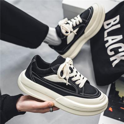 2024 New Board Shoes Thick Bottom Sneakers Low Top Board Shoes Men's Shoes