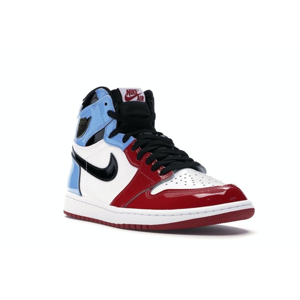 Air Jordan 1 Retro High OG Fearless Unisex Sneakers White University-Blue-Varsity-Red-Black CK5666-100