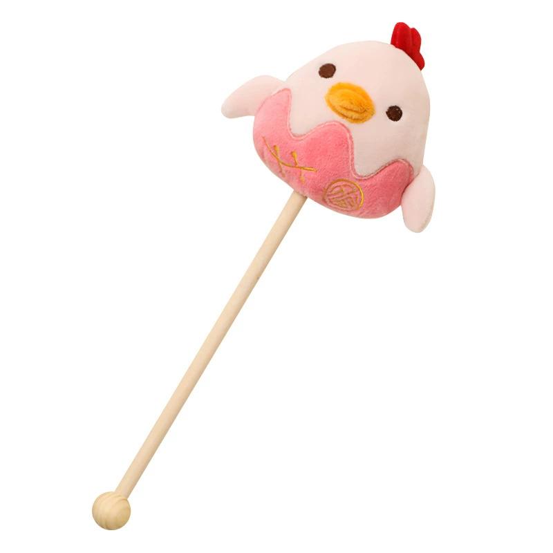 Cute Cartoon Massage Hammer Hitting Hammer Stick Handheld Plush Small Hammer For Neck Shoulder Meridians Legs Back Massage