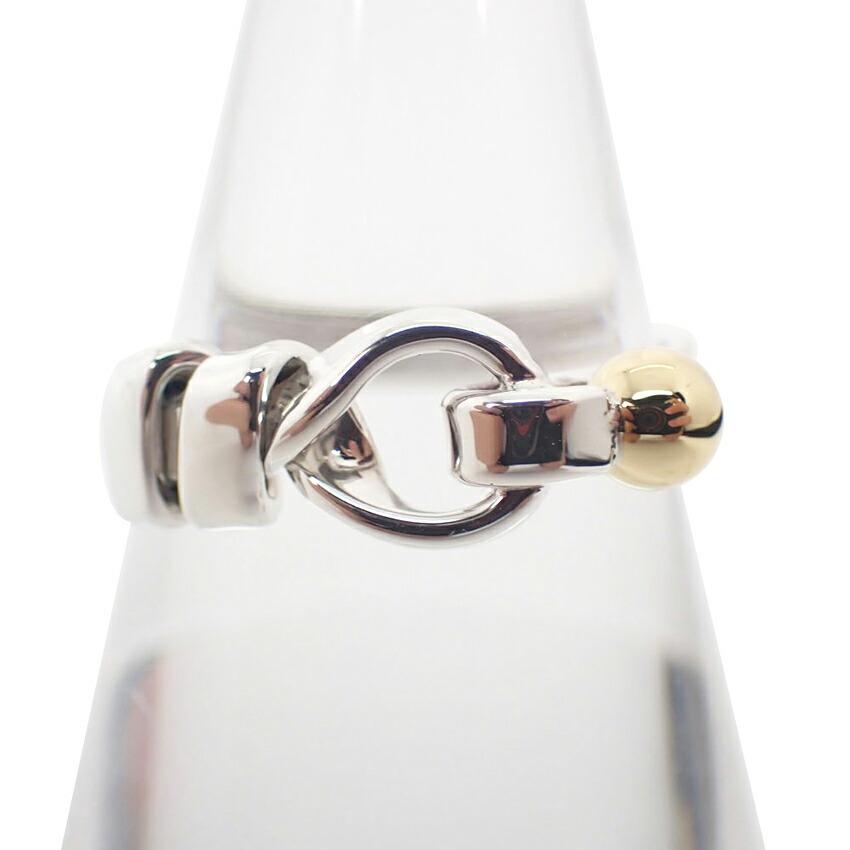 [Used] TIFFANY 925/750 Hook & Eye Ring Size 10/Size 10/g536-22