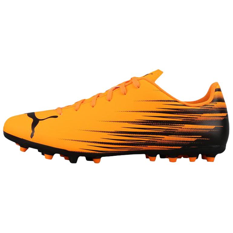 Puma Attacanto 2 Fashion Comfortable Durable Breathable Soccer Shoes Unisex Soccer Shoes Orange Black 109010-04