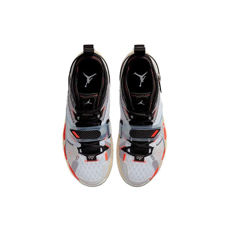 Air Jordan Why Not Zer0.3 PF Unite Unisex Sneakers White Bright-Crimson Black CD3002-101