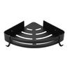 Bathroom Triangle Shelf Bathroom and Kitchen Toilet Wall Mounted Black Corner Shelf Shower Storage Shelf Home and Kitchen