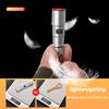 Leistungsstarke Mini-LED-Taschenlampe Taschenformat Aluminiumlegierung Kleine Taschenlampe Eingebauter Akku Typ-C Wiederaufladbar Notbeleuchtung Laterne