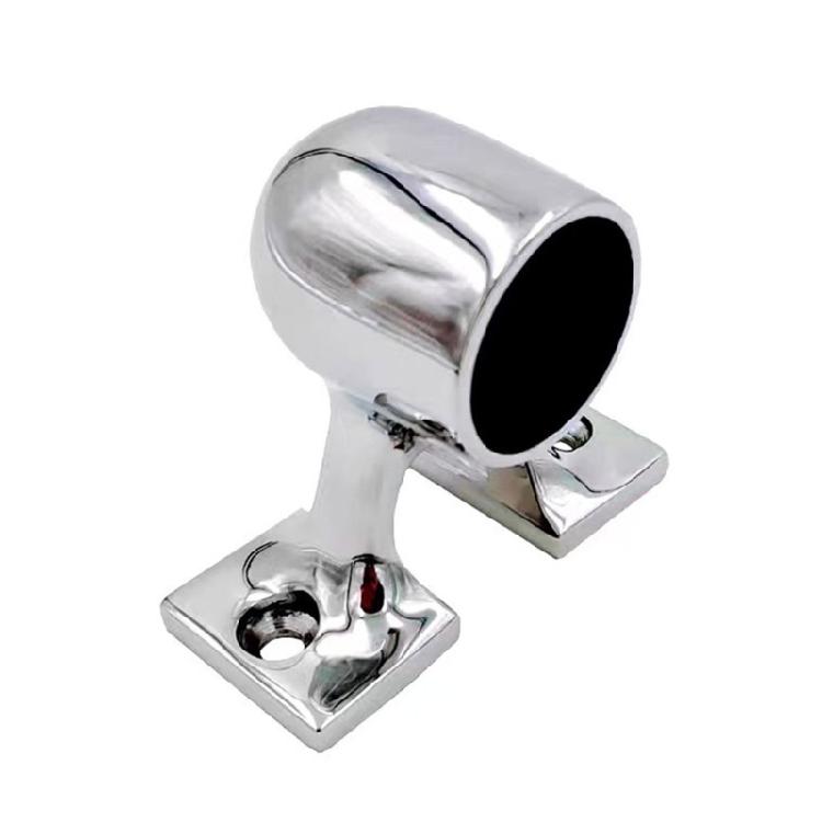 Upgraded Leg Rest Stainless Steel Rail Bracket with 25mm Inner Diameter for Boat