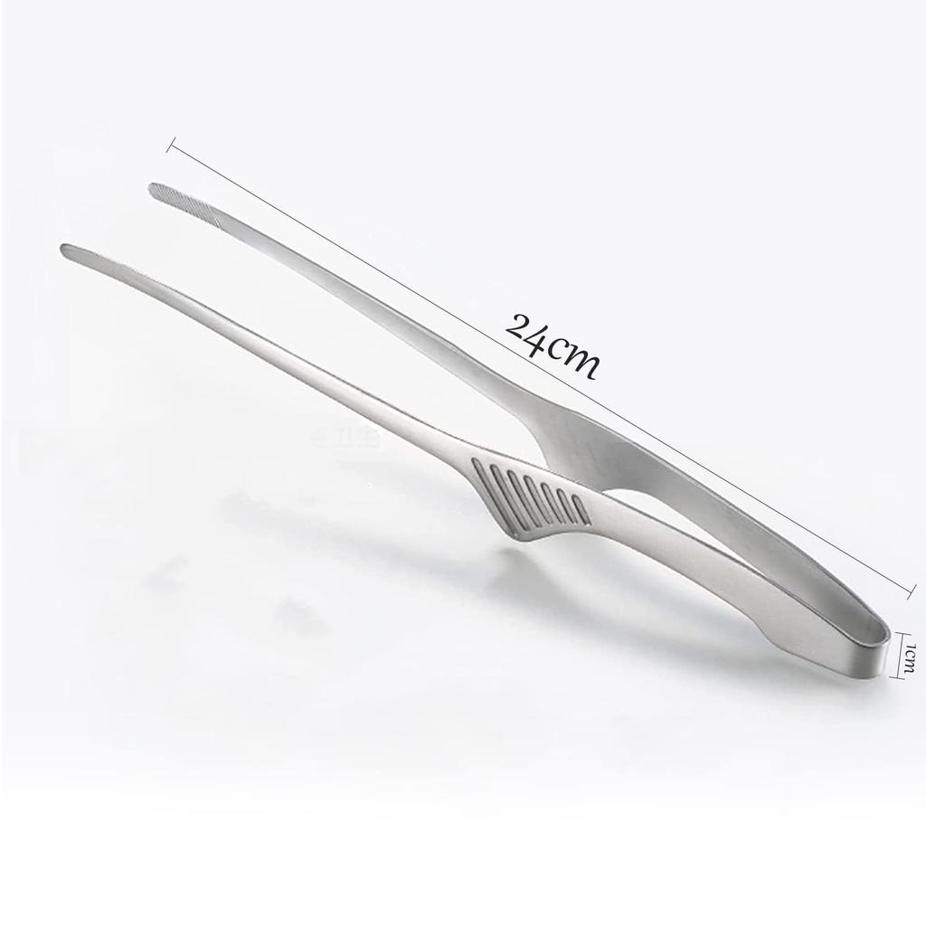 Ziyue Tongs for Stainless Cooking Yakiniku Tongs Set of Yakiniku, Steel, Freestanding, Camping, Barbecue, Chopsticks, Non-Slip, Serving, Pasta, (Tip,