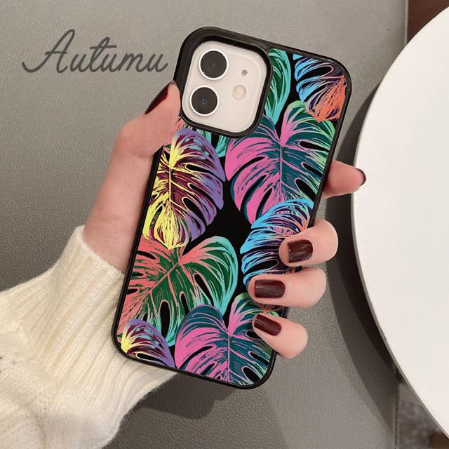 Plants Palms Jungle Phone Case for iPhone 11 12 13 14 Pro Max mini X XR XS SE 2020 6S 7 8 Plus Samsung Galaxy S21 S22 shell