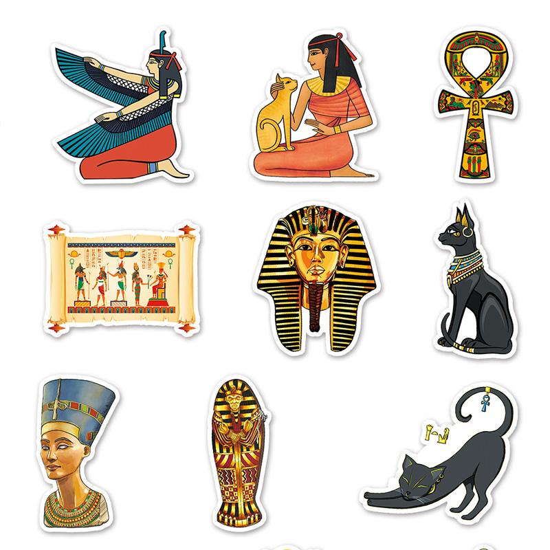 

50 шт. наклейки для скейтборда, наклейки «фараоны Египта», наклейки для скейтборда, экстремальные виды спорта, чехол на тележке, кружка для гитары, тетрадь, трендовые наклейки