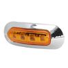 5 Sets Warning Lights High Brightness 4LED Marker Light Side Turn Signal Lamp for Marine Devices 10‑30V