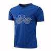 Intressant och enkel cykeltryckt t-shirt Högkvalitativ avslappnad andningsbar snabbtorkande herr jogging sport kortärmad 4XL