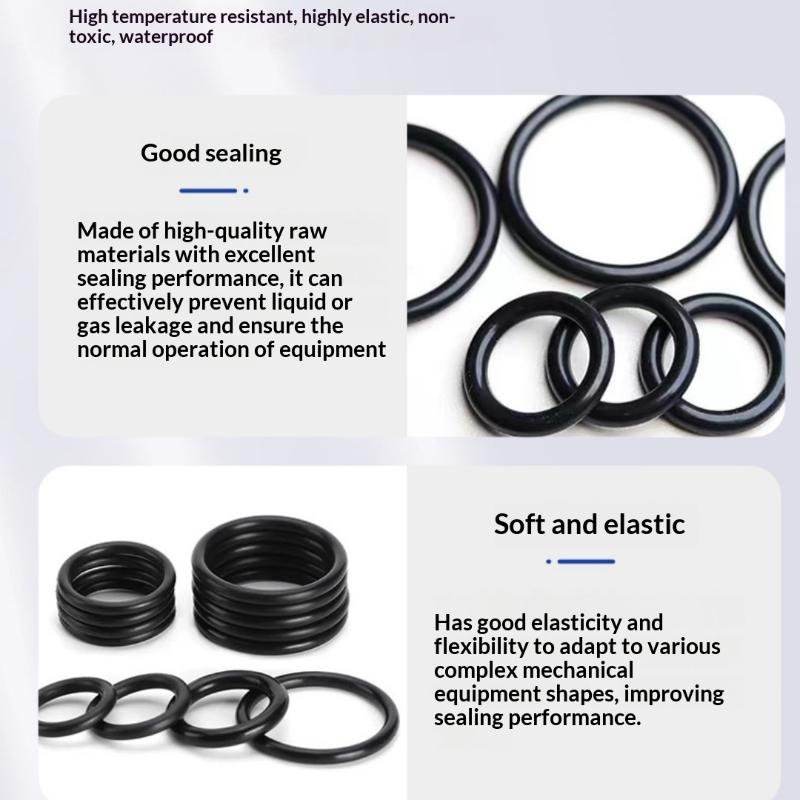225/675Pcs 18 Size O-Ring Assortment Set Rubber O Rings Kit For Automotive Faucet Pressure Washers Plumbing Sealing Repair