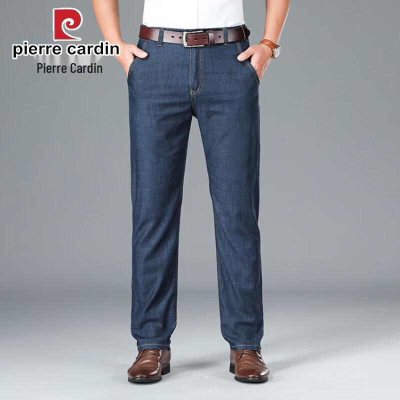 Pierre Cardin Jeans rectos holgados de Tencel para hombre