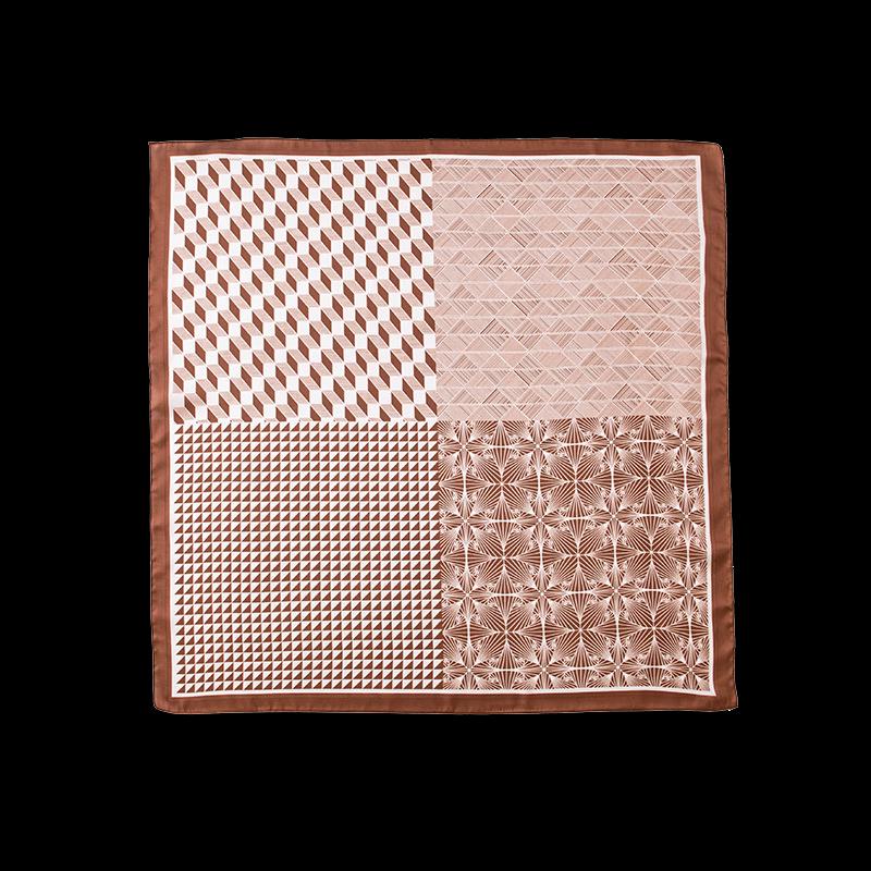 

LCsanyp Women s Faux Silk Small Square Scarf Set (5 Pcs)