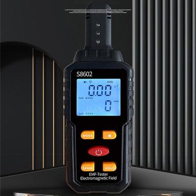 Détecteur de Rayonnement de Champ Électromagnétique Portable 3 en 1 Mètre EMF Détecteur EMF pour Équipement de Chasse aux Fantômes
