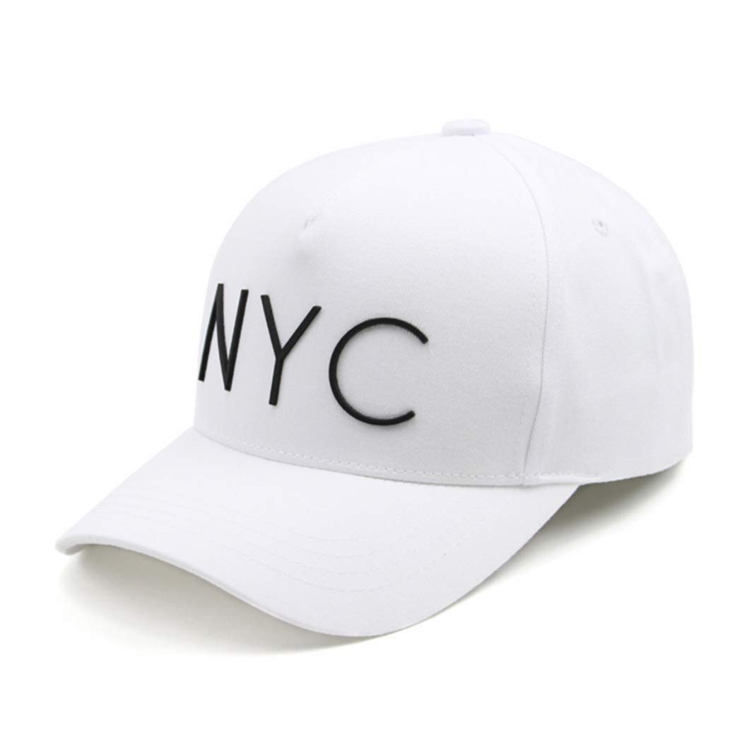 

Корейская мода Бейсболка Нью-Йорк Кэжуал Защита от УФ-лучей Кепка Бейсболка Унисекс с биркой Большая [Без бренда] K-POP [Свободный размер] [Регулируемая] (Белый - Размер)