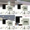 Waterproof Led Step Light Ip55 Black Aluminum 3w For Outdoor Balcony And Garden