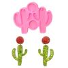 Handmade Cactus Silicone Mold  Crystal Earring Pendant Mould Hangings Keychain Molds Epoxy Resin Jewelry Making Tool
