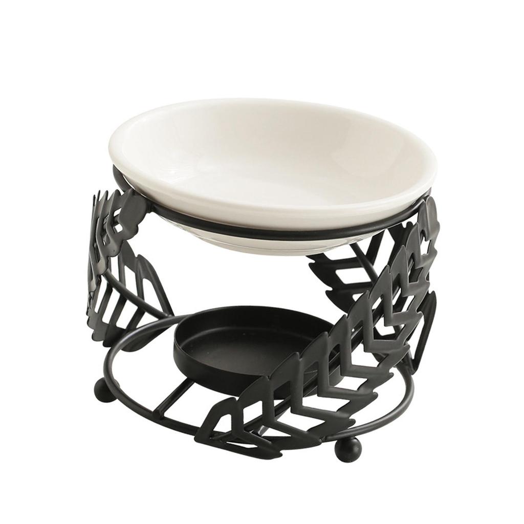 Ceramic Oil Burner Candle Holder for Romantic Home Ambiance