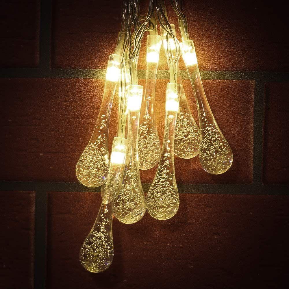 Droplet Led Lights for Decoration - 3 M, 16 Led Water Drop Lights for Home Decoration, Led Decorative Lights for Indoor Outdoor