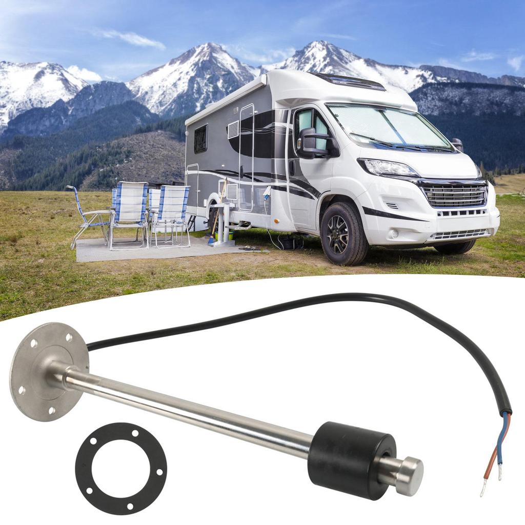 Universal Boat Fuel Sending Unit And Gauges Kit 200mm Stainless Steel Water Level Sensor Suitable For Car Truck Vehicle