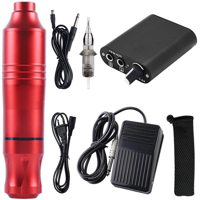 Lishin A5 Tattoo Pen Set - Motorized Tattoo Practice Kit