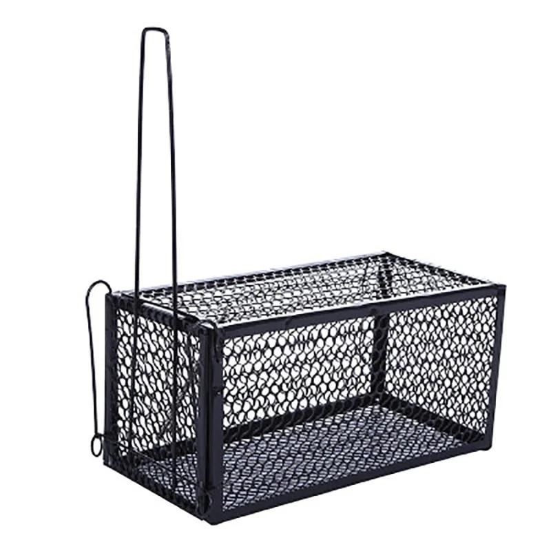 Smart Self-locking Mousetrap Safe Firm Iron Net Household Mouse Catcher Metal Reusable Humane Indoor Outdoor Rat Trap Rat Cage