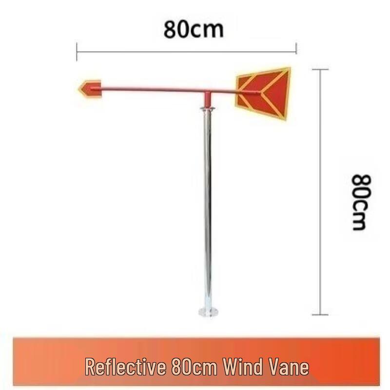 Stainless Steel Luminous Reflective Outdoor Wind Vane