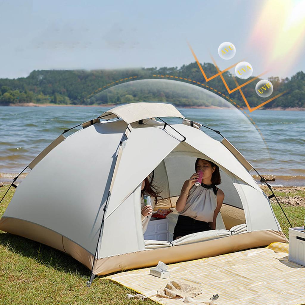 Easy Pop Up Tent Sunproof Rainproof Strong Stability Automatic Quick Open Tent for Outdoor Camping