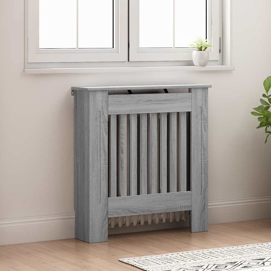 Radiator Cover Grey Sonoma 78 x 19 x 81.5 cm