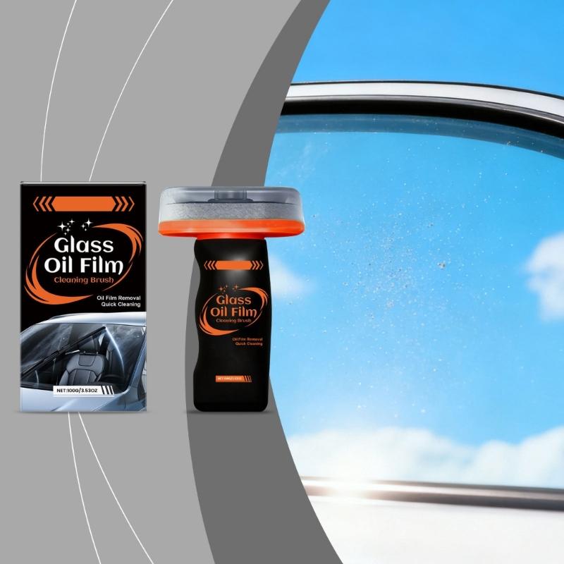 Long Lasting Automotive Glass Protection Coating Applicator Brush Resisting Environmental Damage for Sustained Clear